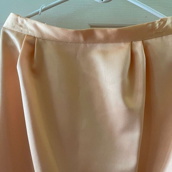 NWT Chad Stevens Two piece suit Blazer & skirt golden orange SZ16 ,100%polyester - Picture 5 of 15